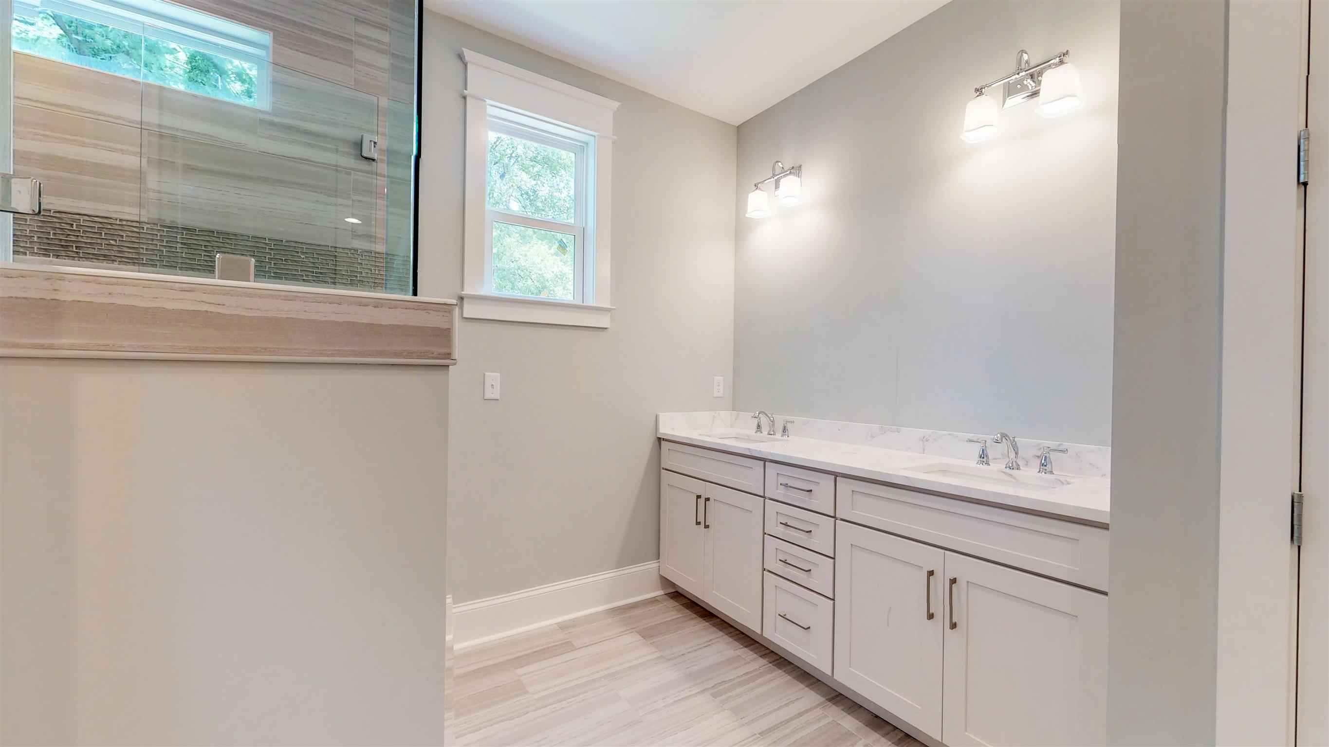 2417 B Porter Road Nashville, TN 37206 - Photo 12 of 21 Master bathroom with dual sinks