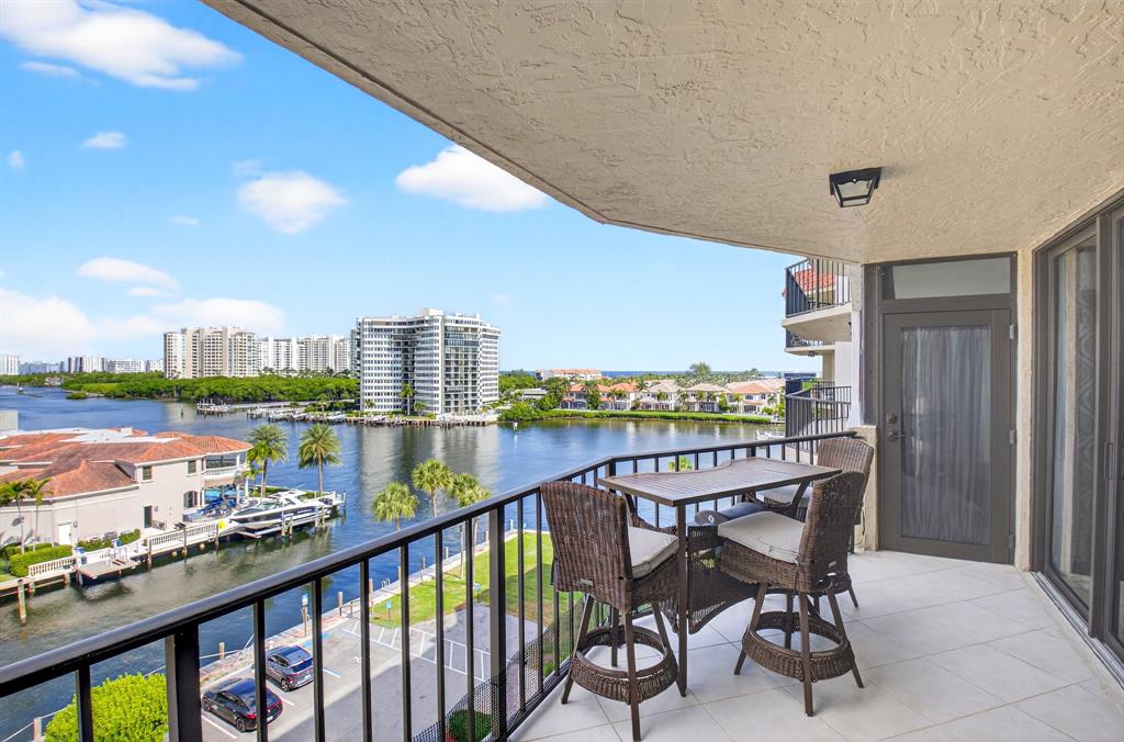 899 Jeffery Street, Unit 710 Boca Raton, FL 33487 - Photo 18 of 44 a view of a balcony with furniture
