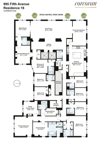 $24,250,000 | 995 5th Avenue, Unit 16 | Upper East Side