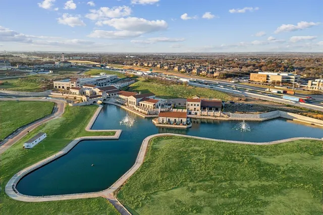 a view of a city with houses