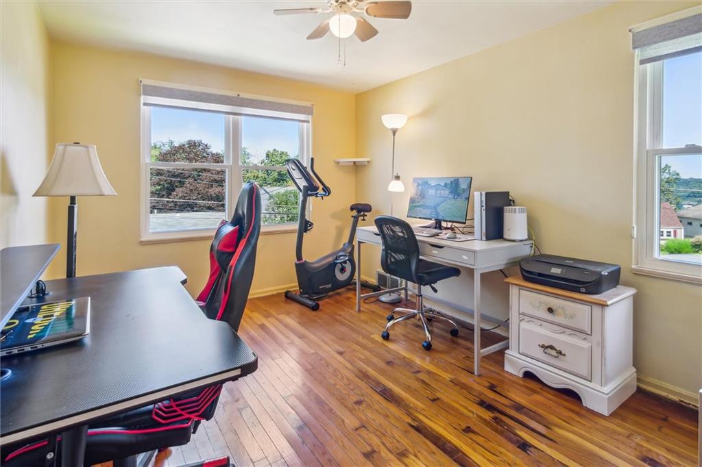 1616 Glenbrook Avenue Coraopolis, PA 15108 - Photo 16 of 31 a view of a workspace with furniture and a window