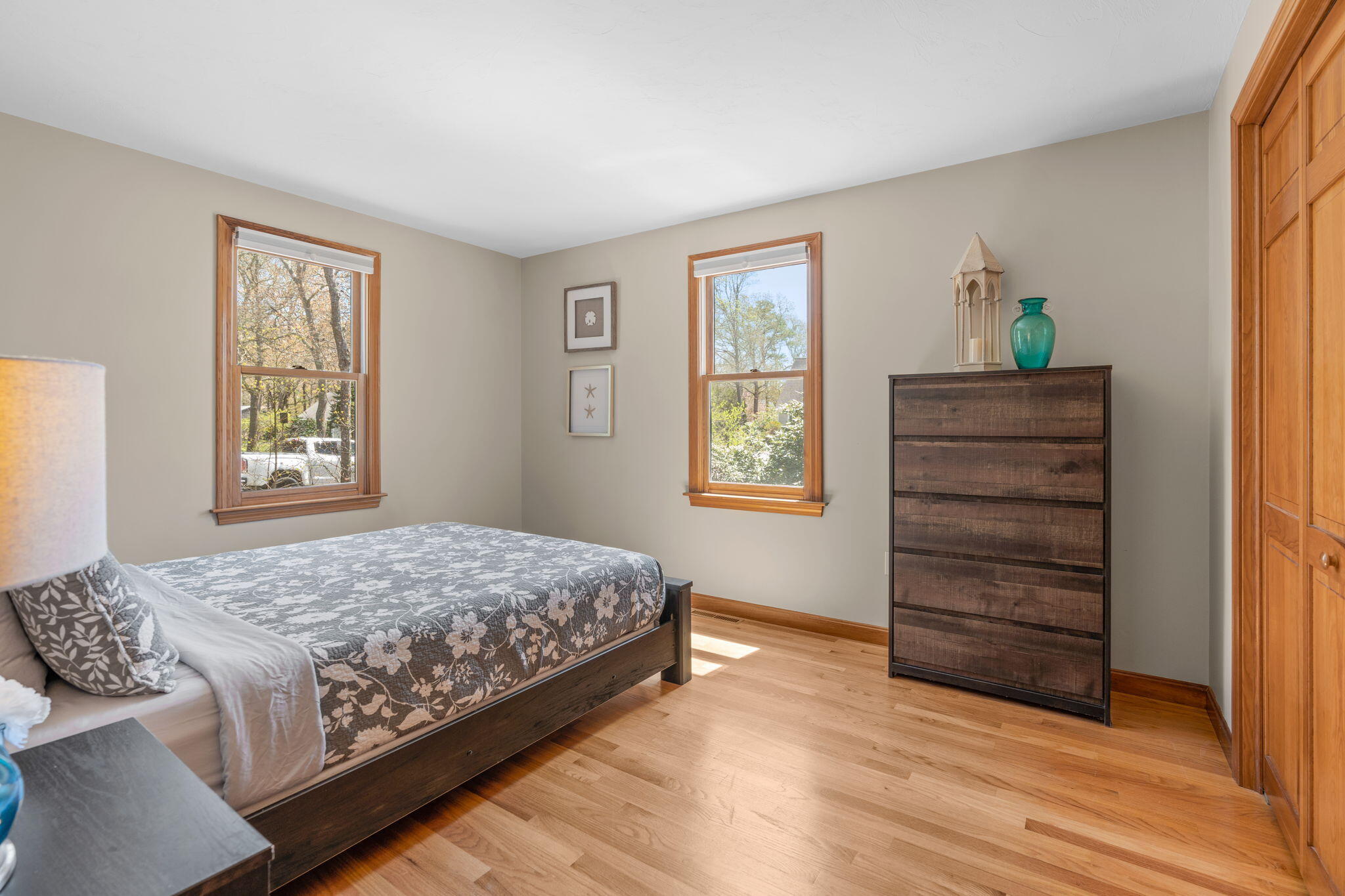 43 Neshobe Road Mashpee, MA 02649 - Photo 21 of 48 a bedroom with a bed and a window