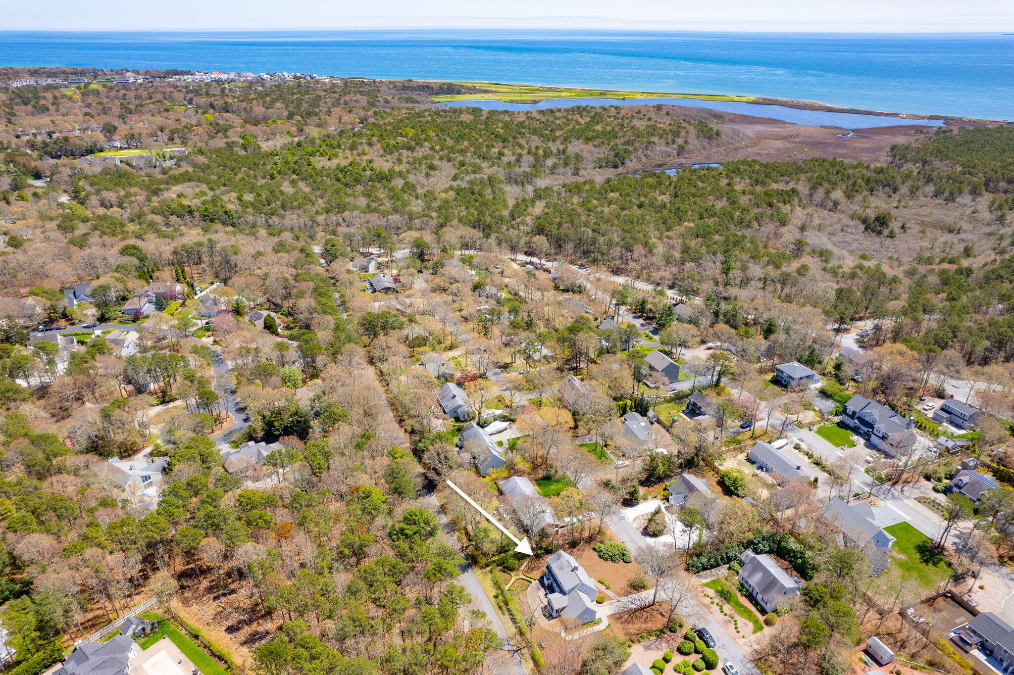 43 Neshobe Road Mashpee, MA 02649 - Photo 38 of 48 a view of an outdoor space and mountain view