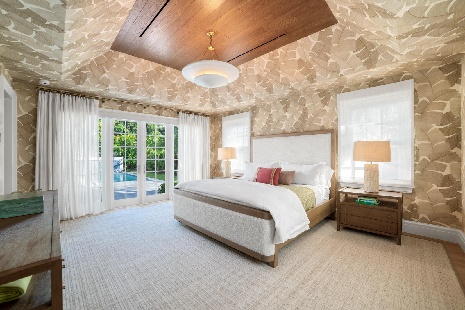 284 Monterey Road Palm Beach, FL 33480 - Photo 10 of 21 a spacious bedroom with a bed and large windows