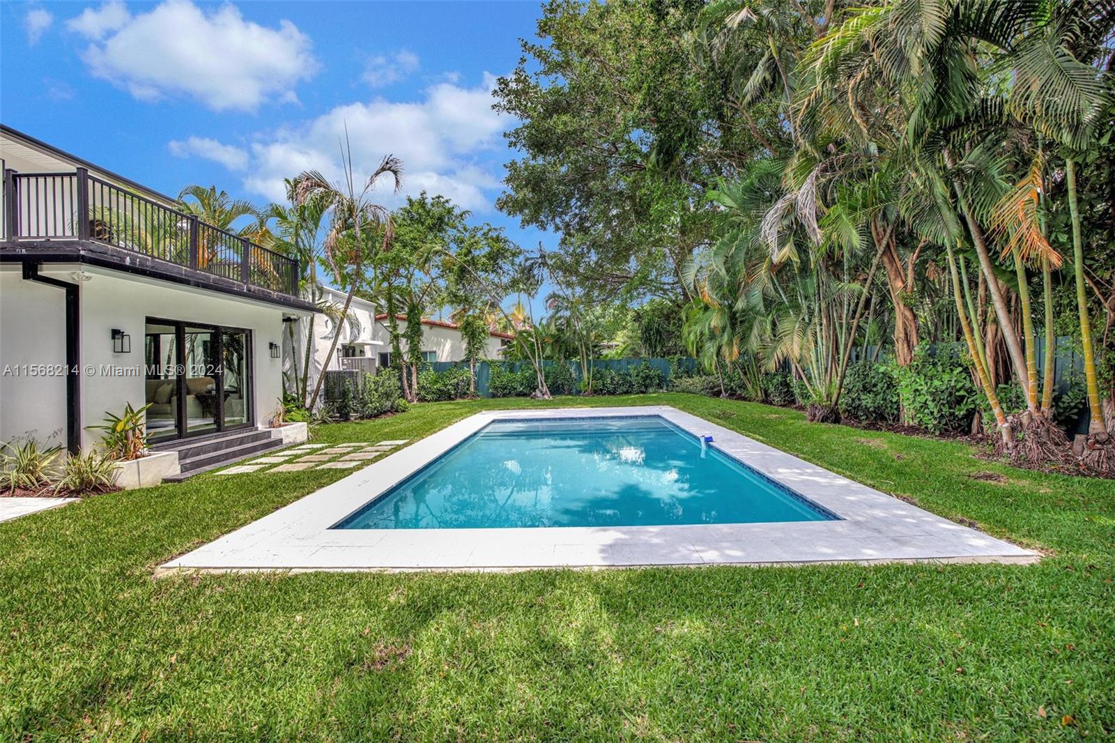 4321 Alton Road Miami Beach, FL 33140 - Photo 45 of 56 a view of pool with a yard