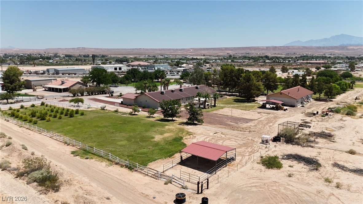 825 West Ryan Avenue Overton, NV 89040 - Photo 84 of 88 Aerial view with a mountainous background