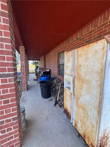 a view of storage and utility room