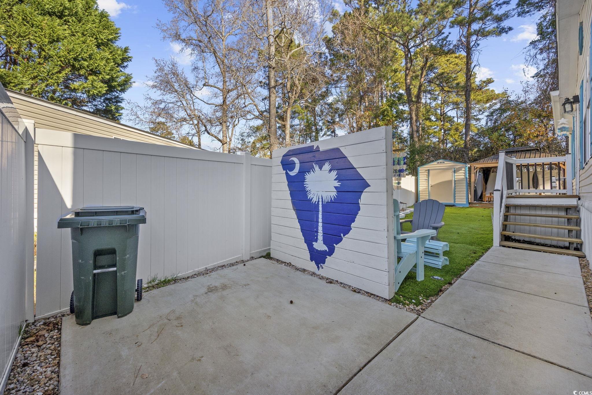 944 Pine Thicket Street Myrtle Beach, SC 29577 - Photo 20 of 27 View of patio featuring a shed