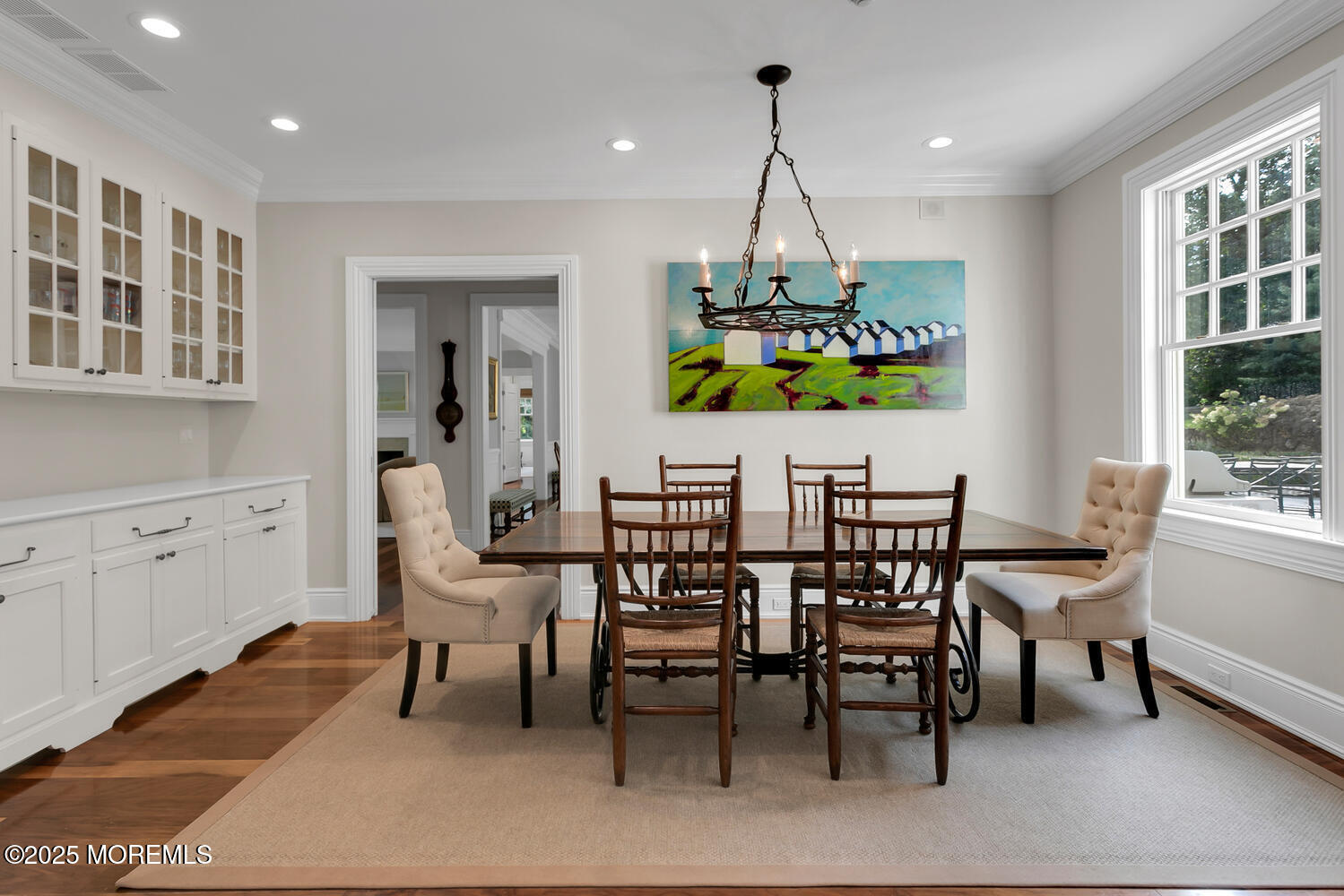 10 Edgewood Road Rumson, NJ 07760 - Photo 6 of 43 a view of a dining room with furniture window and outside view