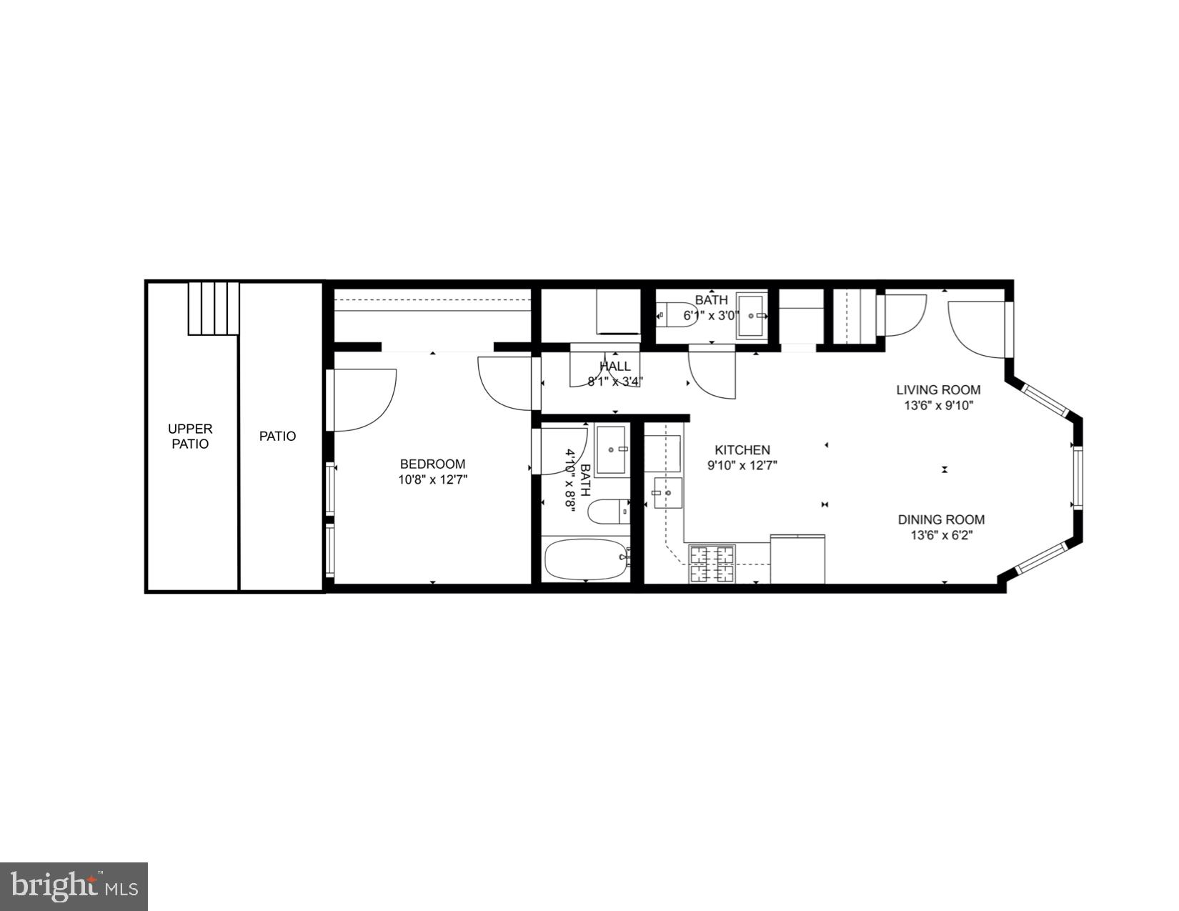 1915 6th Street Northwest, Unit B Washington, DC 20001 - Photo 11 of 11 Floor Plan
