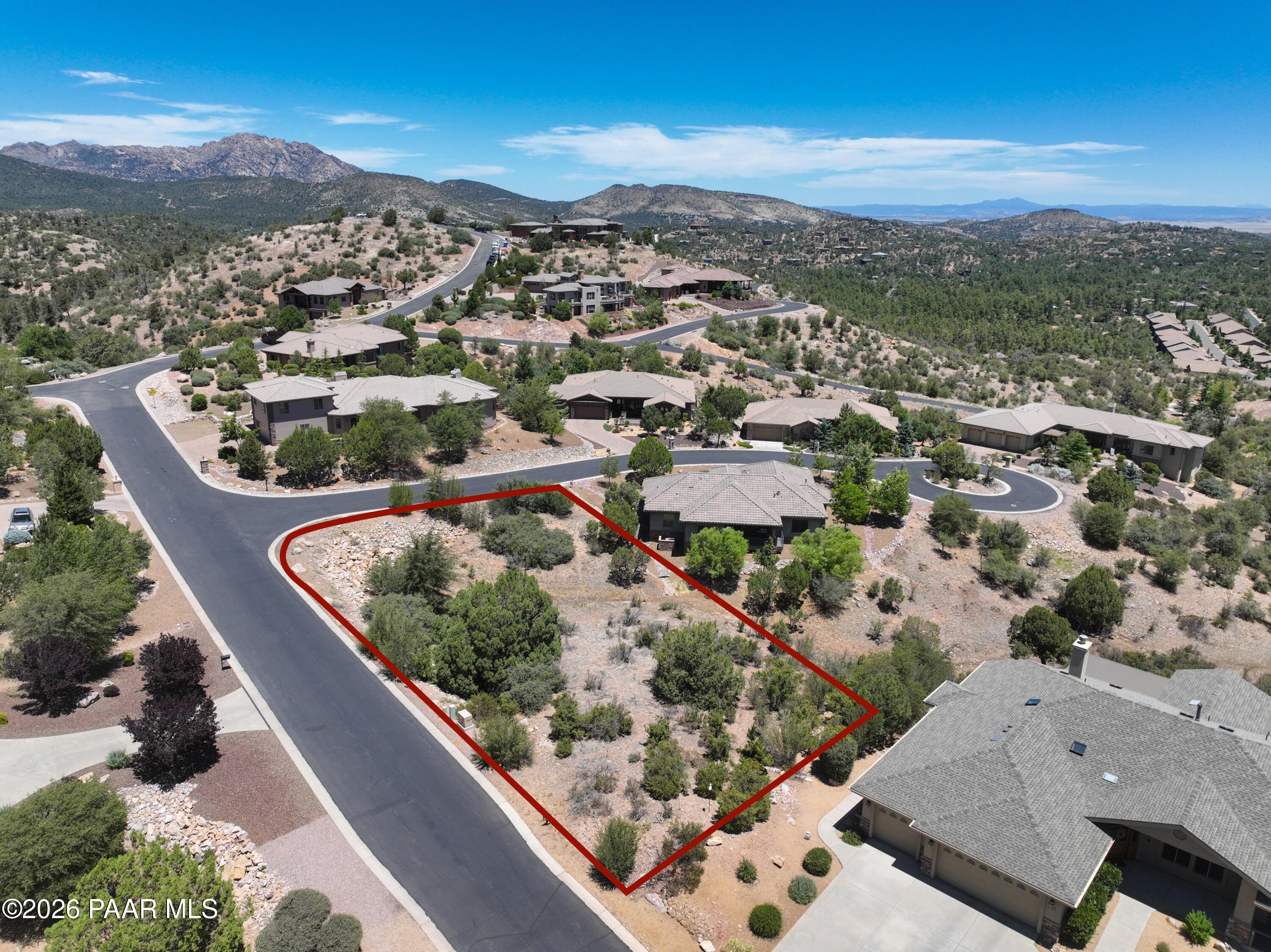 1425 Short Point Lane Prescott, AZ 86305 - Photo 9 of 15 an aerial view of residential houses with outdoor space