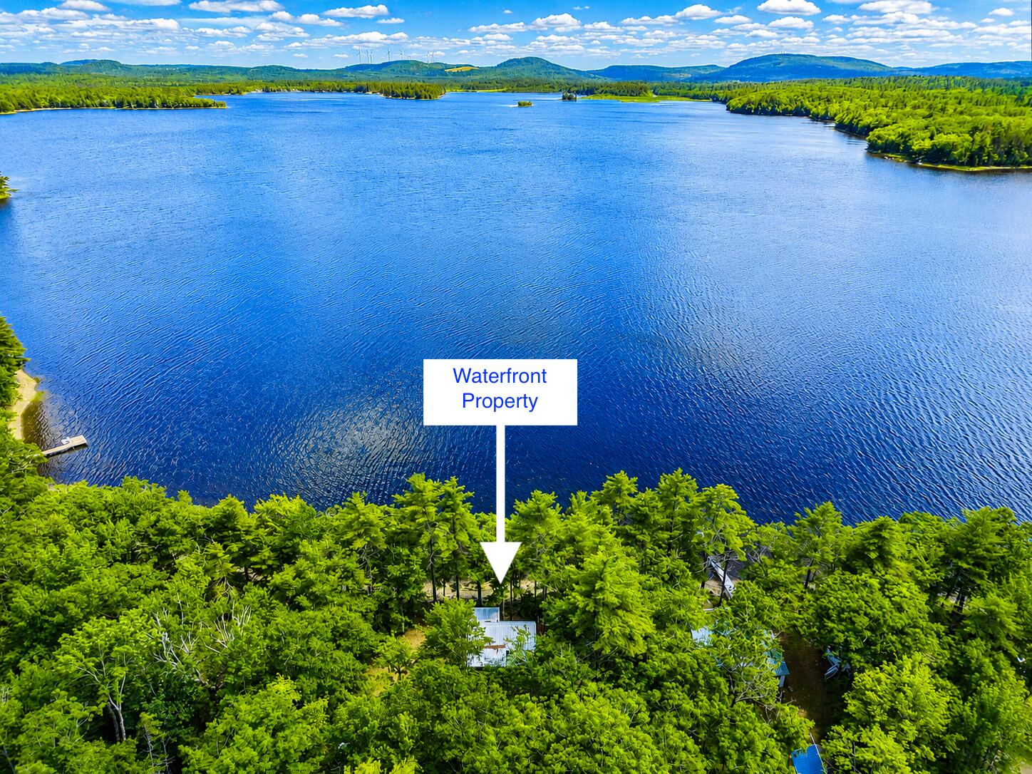 36 Sunset Point Drive Bradley, ME 04411 - Photo 38 of 44 Location of Property from Drone View