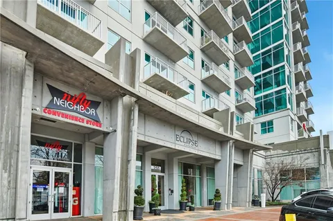 a building with glass windows