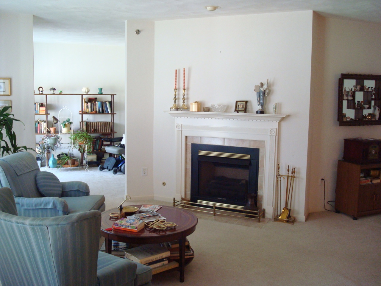 4438 Pheasant Ridge Road, Unit 208 Roanoke, VA 24014 - Photo 12 of 24 a living room with furniture and a fireplace