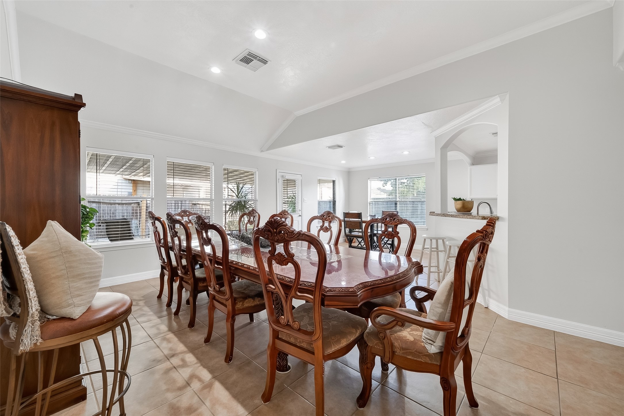 5902 Camron Point Circle Katy, TX 77449 - Photo 8 of 44 Open dining space with abundant natural light and seamless flow to the main living areas.