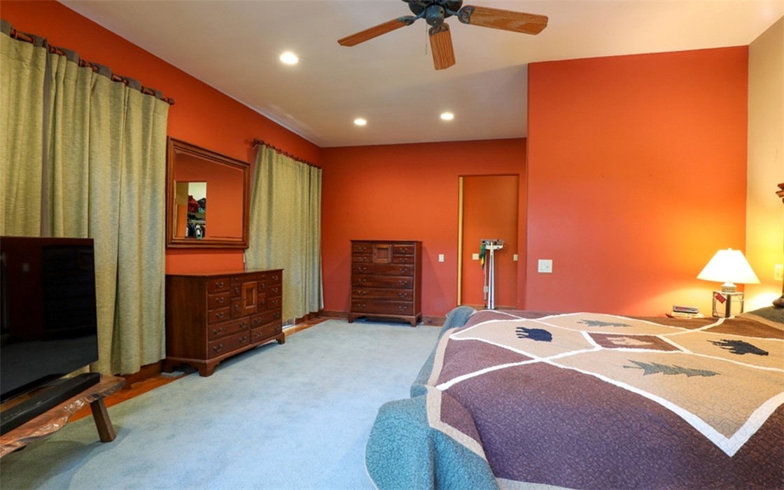 3 Horizon Pointe Lane Salem, SC 29676 - Photo 7 of 30 This primary bedroom offers ample space with high ceilings and soft carpeting.