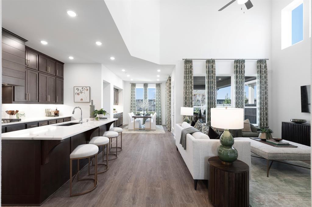 11505 Hardwick Road Haslet, TX 76052 - Photo 8 of 39 a living room with furniture kitchen view and a large window