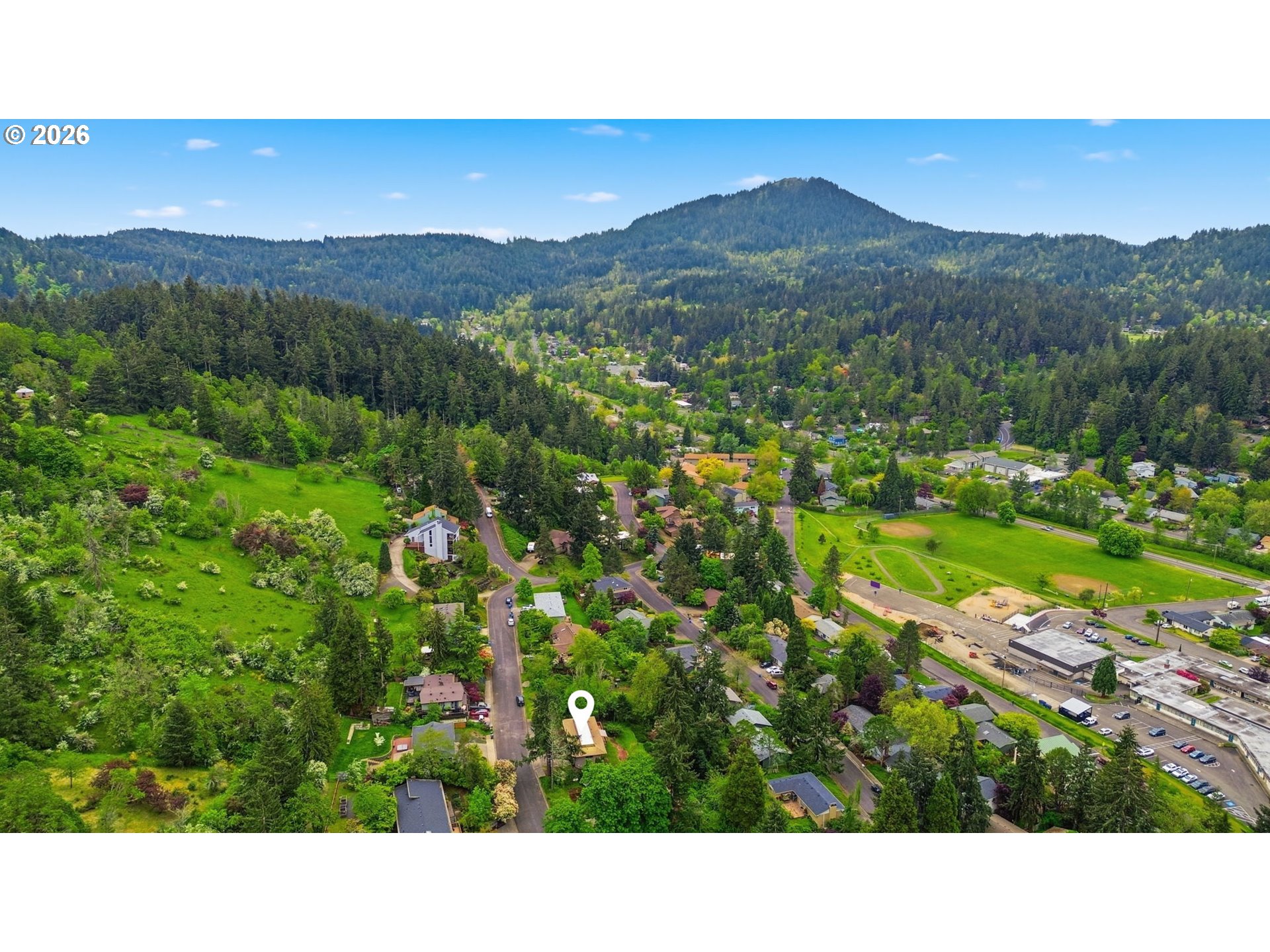 3834 Onyx Street Eugene, OR 97405 - Photo 11 of 43 a open area with mountains in the background