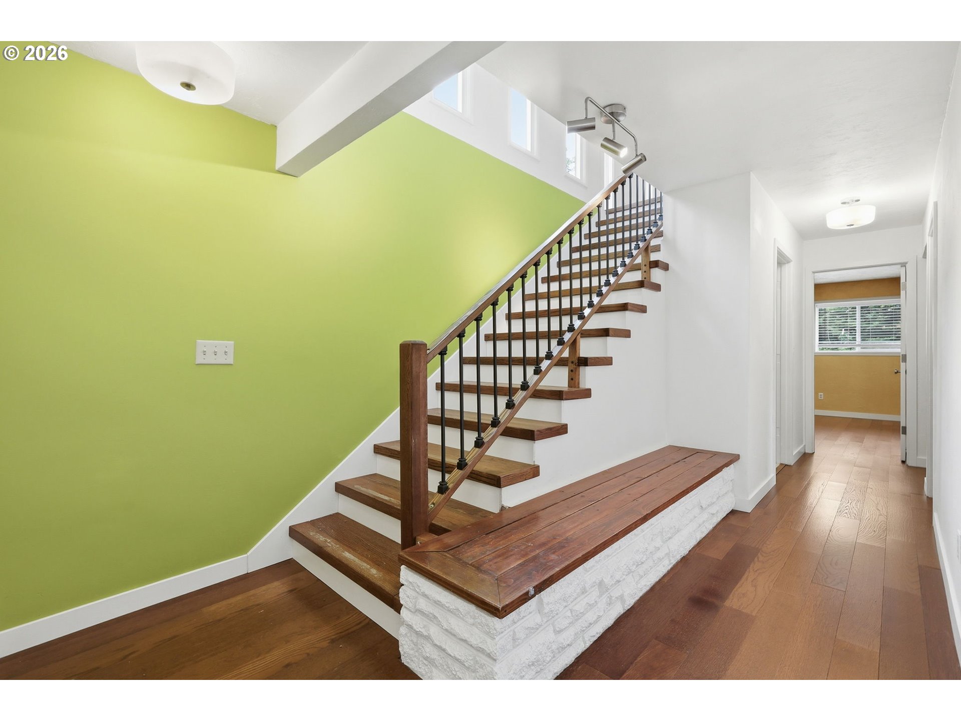 3834 Onyx Street Eugene, OR 97405 - Photo 23 of 43 a view of entryway and hall with wooden floor