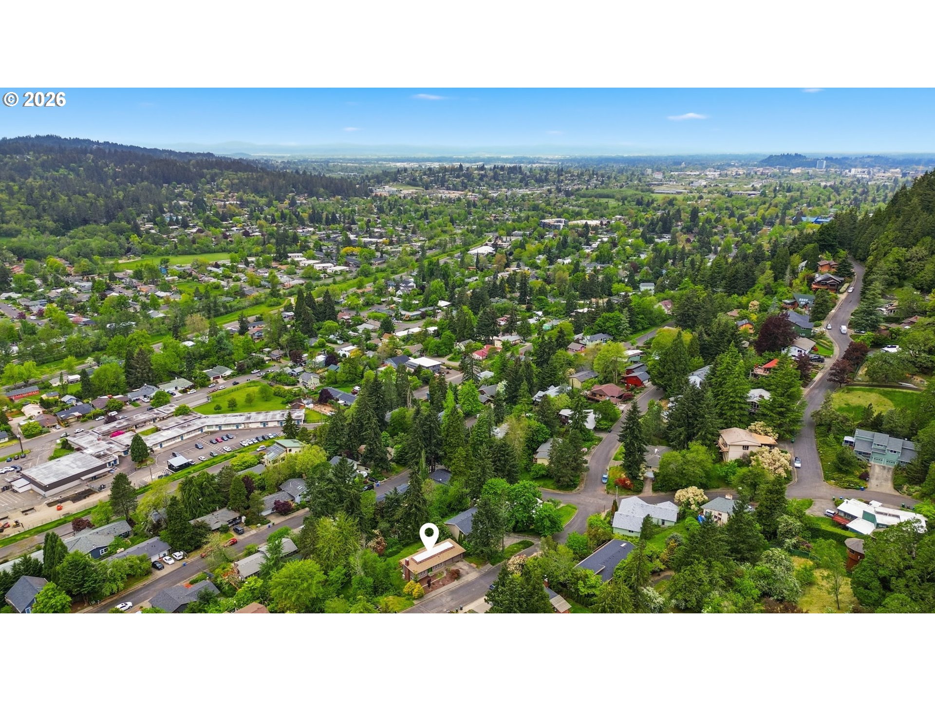 3834 Onyx Street Eugene, OR 97405 - Photo 35 of 43 a upper view of a city
