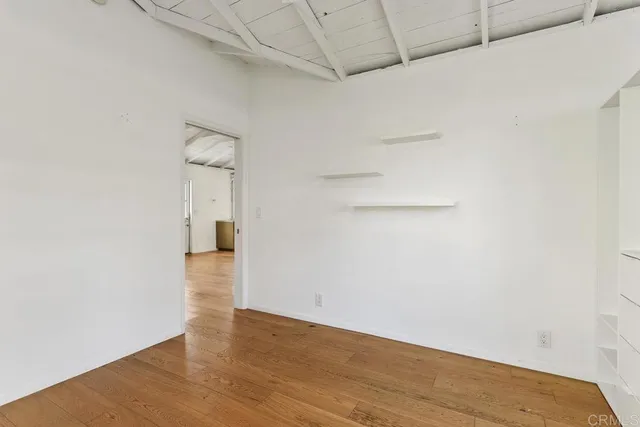 a view of an empty room