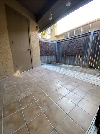 a view of a backyard with a garden