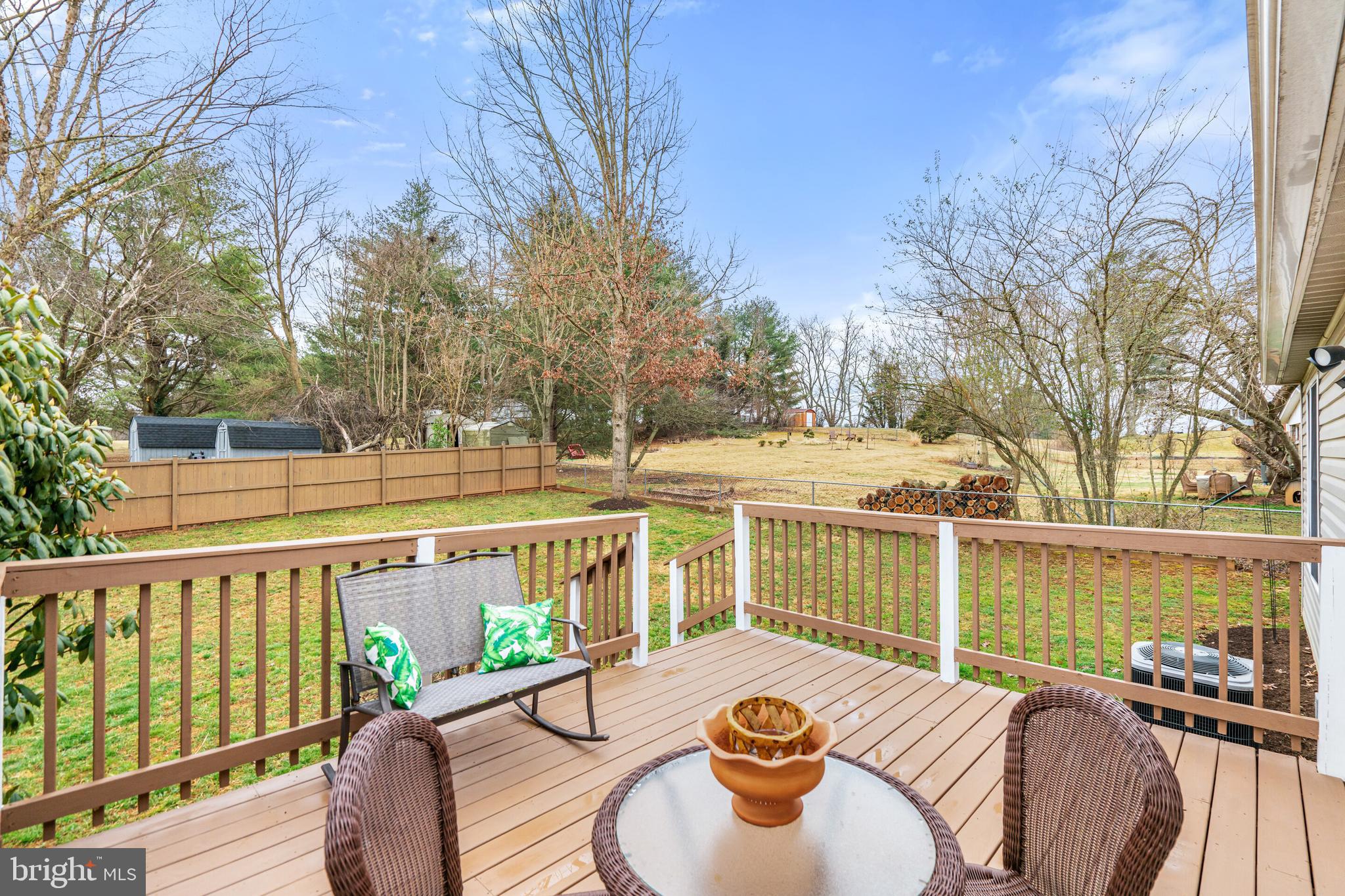 509 Foxcroft Road Warrenton, VA 20186 - Photo 32 of 38 View of backyard from the deck