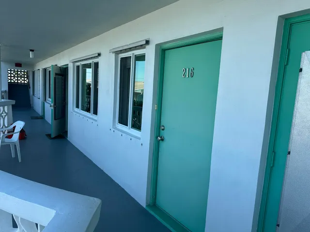 a view of porch with seating space