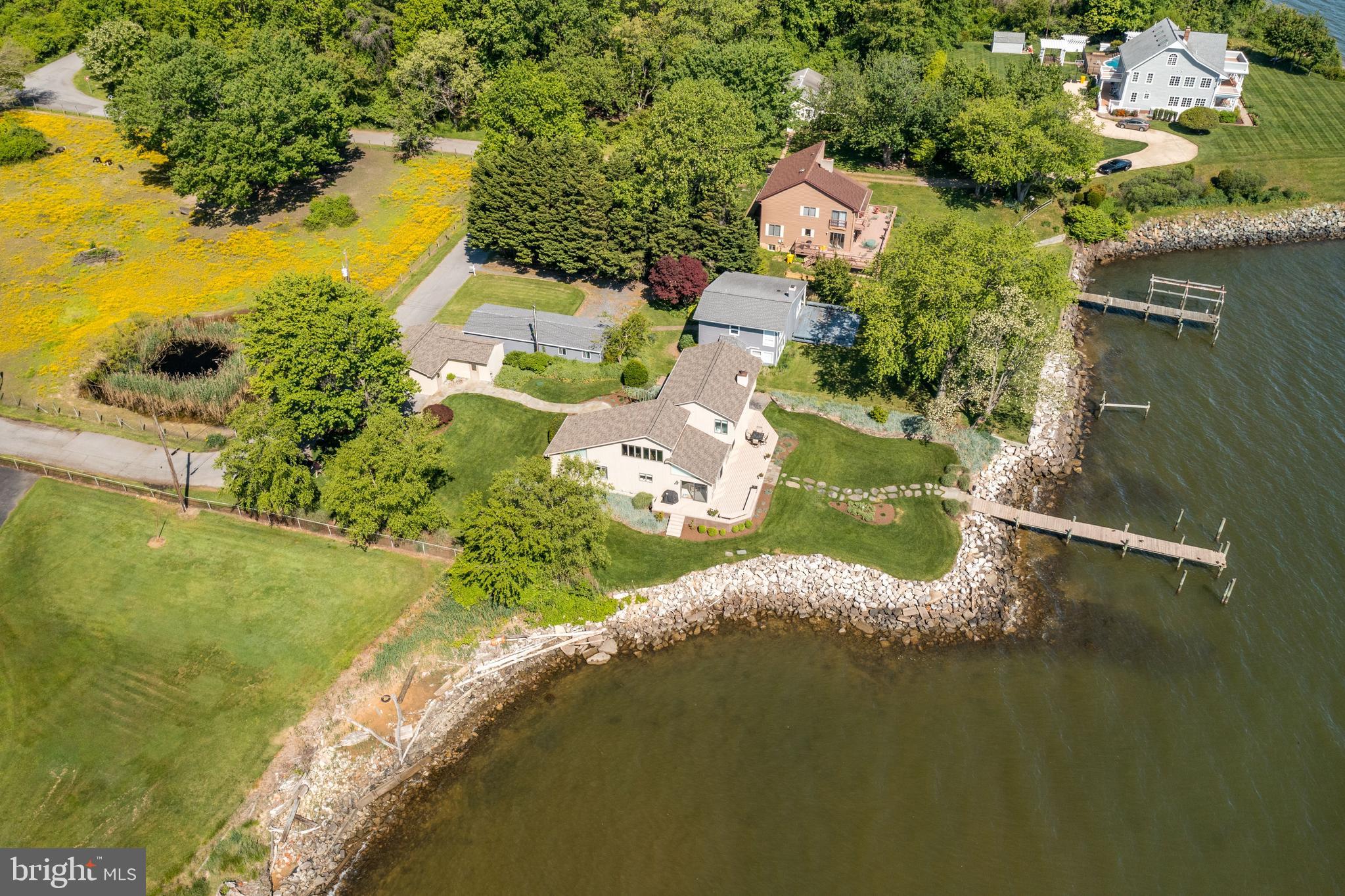 2133 Beach Haven Road Annapolis, MD 21409 - Photo 2 of 40 70-Ft of Frontage andRip Rap with 50-Ft Pier