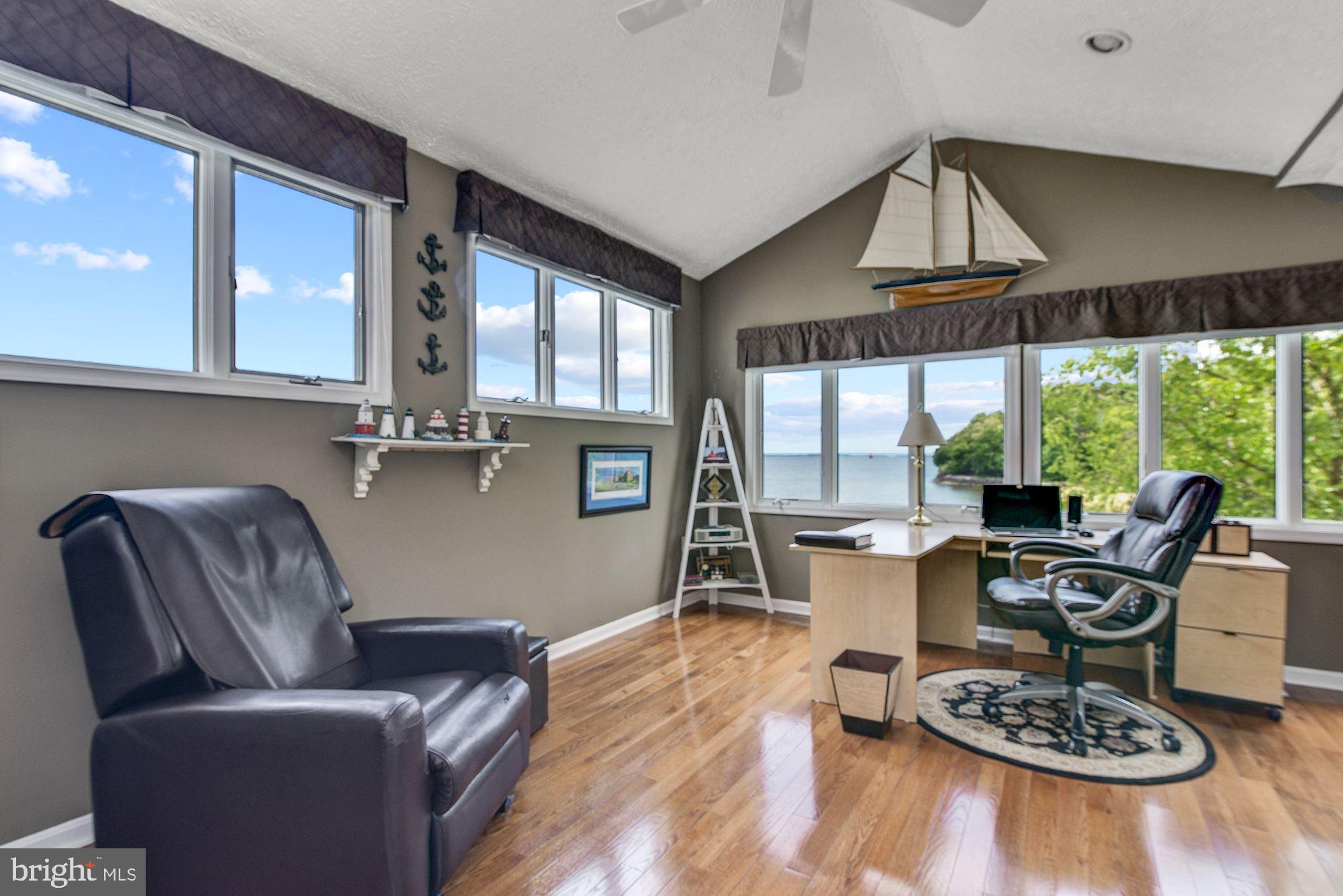 2133 Beach Haven Road Annapolis, MD 21409 - Photo 22 of 40 Waterside Study w/ Skylights and Vaulted Ceiling