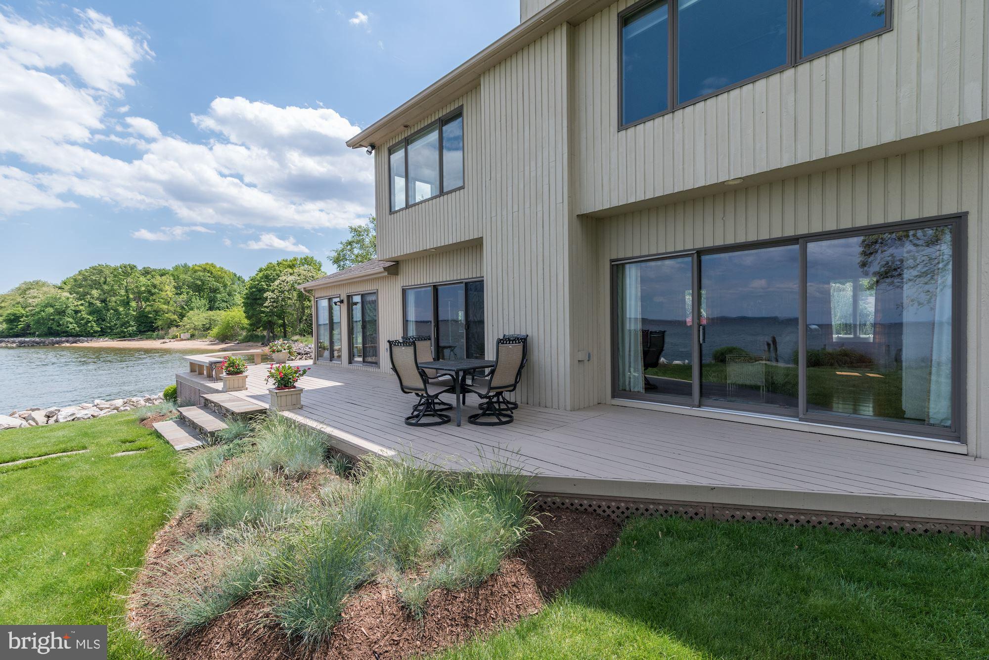 2133 Beach Haven Road Annapolis, MD 21409 - Photo 5 of 40 Waterside Deck and Panoramic Bay Views