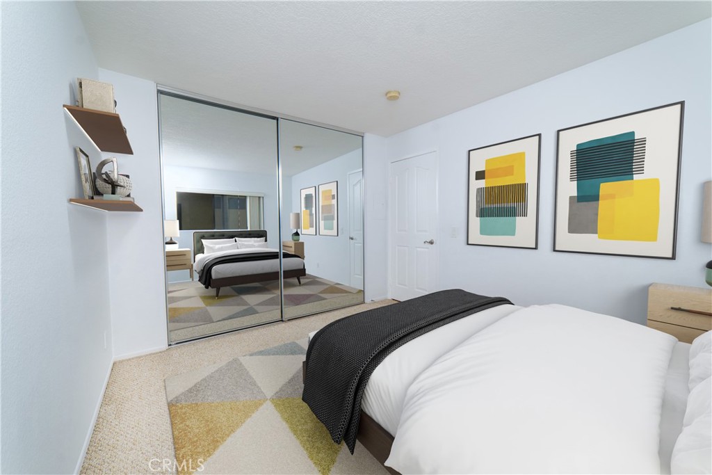 3516 East Ransom Street, Unit 204 Long Beach, CA 90804 - Photo 17 of 38 Virtually Staged- 2nd Bedroom