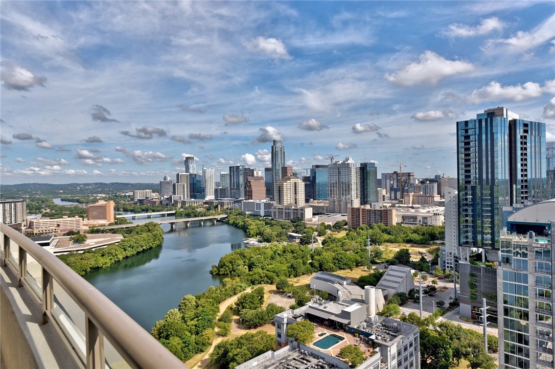 a city view with lot of high rise buildings