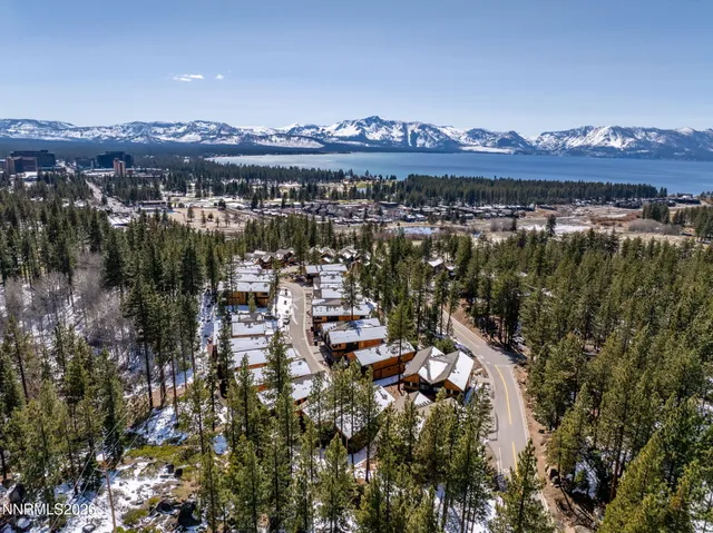 a view of lake and mountain