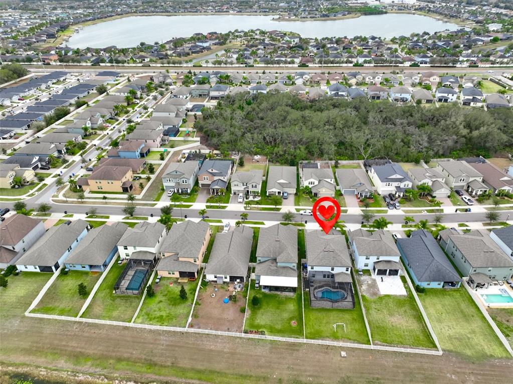 11454 Freshwater Ridge Drive Riverview, FL 33569 - Photo 57 of 65 an aerial view of tennis court