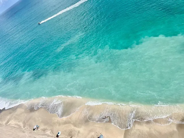 a view of outdoor space and city