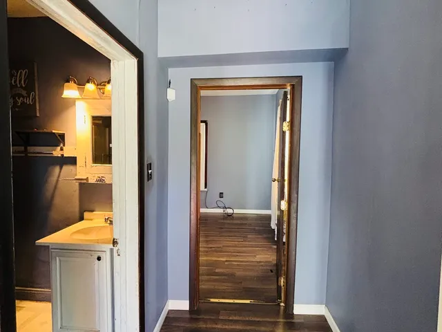 a view of front door