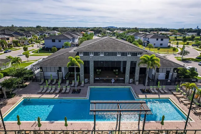 a view of a city with ocean view