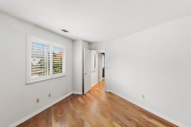 wooden floor in a room