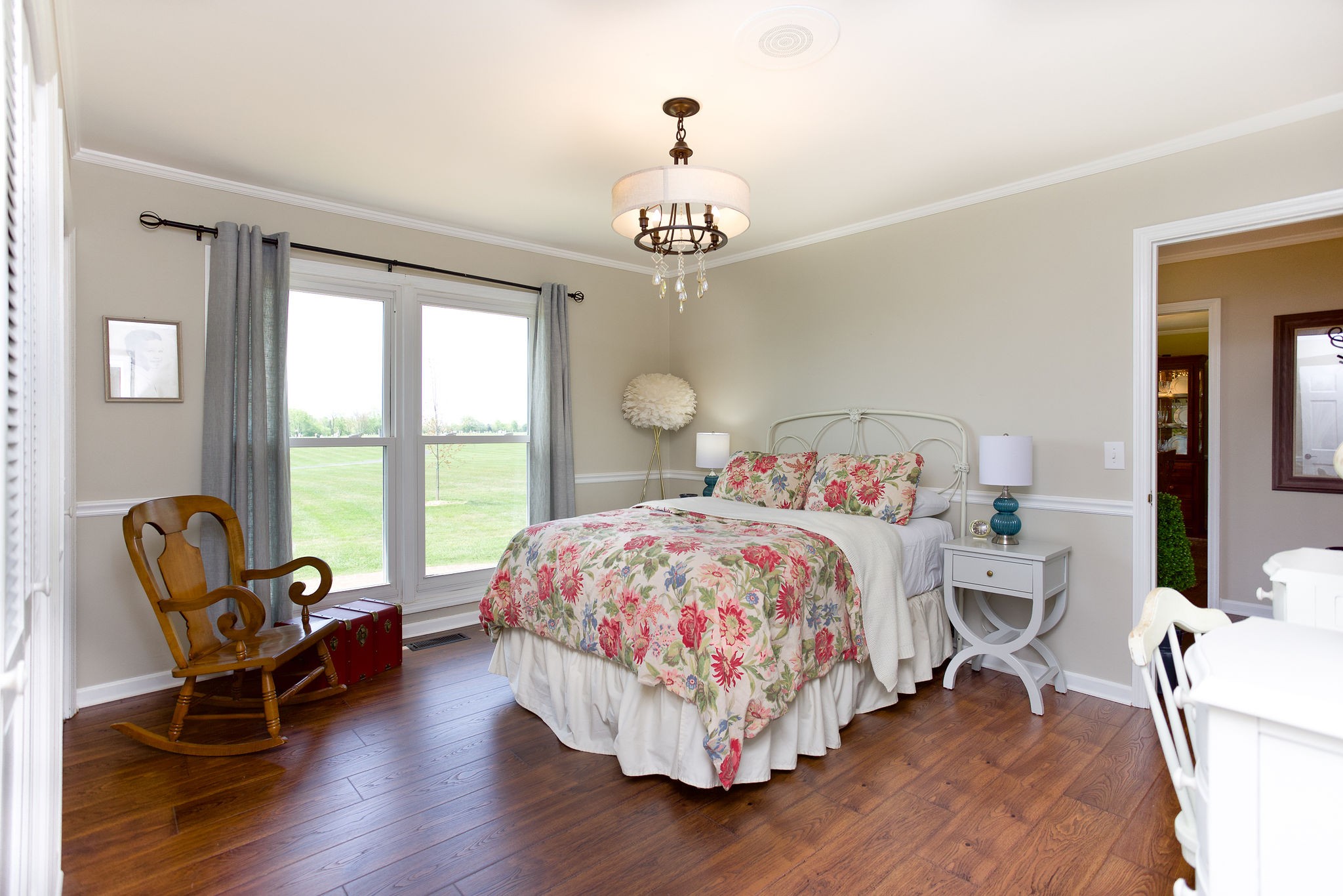 1747 Allen Ferry Road Smithville, TN 37166 - Photo 23 of 45 a bedroom with a bed and a chair