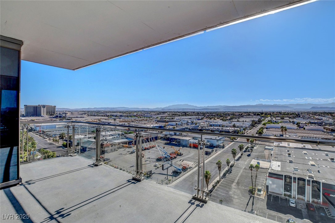 4381 West Flamingo Road, Unit 1121 Las Vegas, NV 89103 - Photo 22 of 33 Balcony with a mountain view