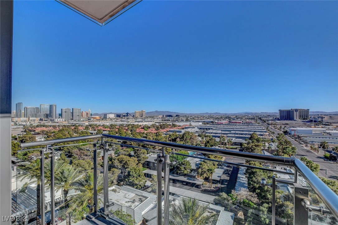 4381 West Flamingo Road, Unit 1121 Las Vegas, NV 89103 - Photo 24 of 33 Balcony with a view of city