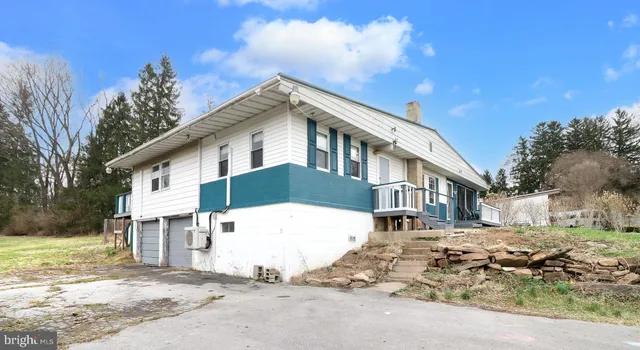 a view of a yard with trees