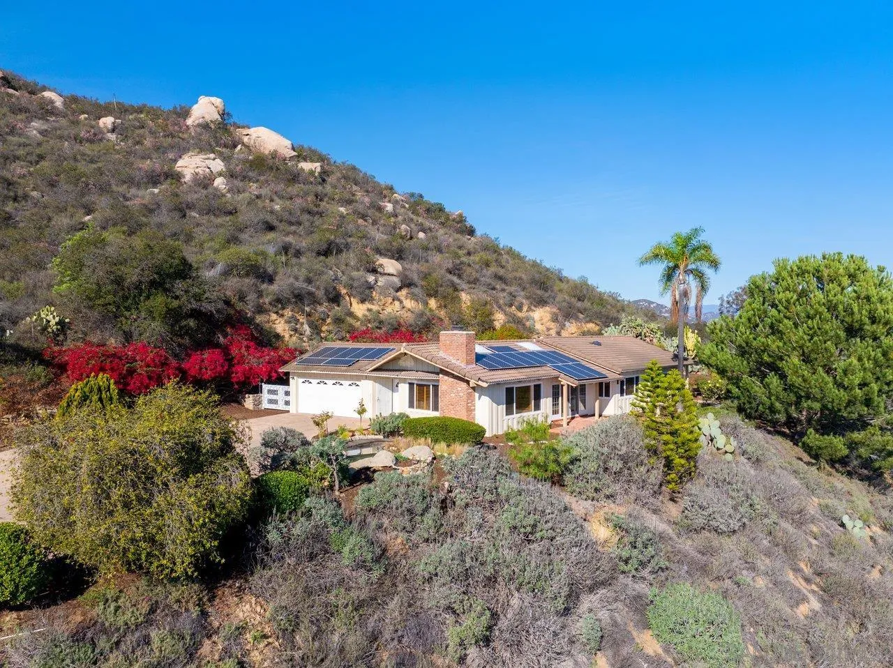 2169 Rockhoff Road Escondido, CA 92026 - Photo 2 of 22 a aerial view of a house with a yard