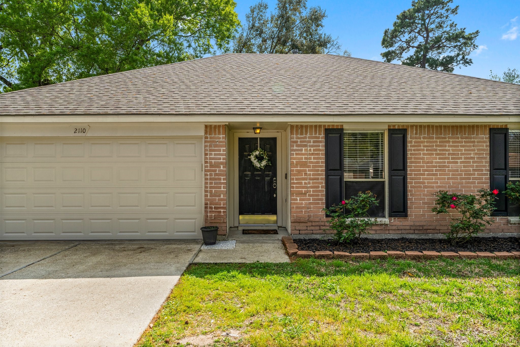 2110 Creston Drive Spring, TX 77386 - Photo 46 of 50 a view of outdoor space yard and porch