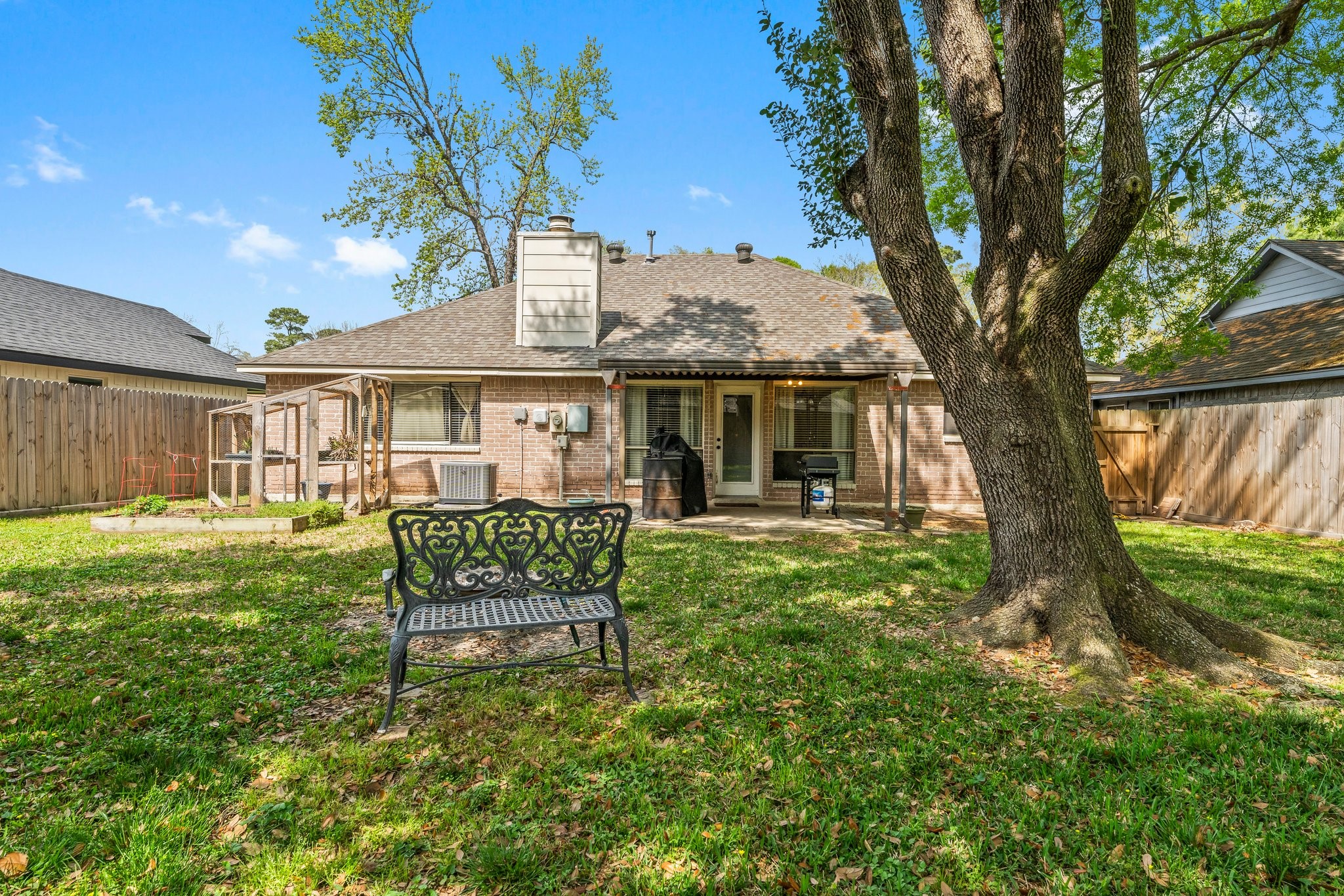 2110 Creston Drive Spring, TX 77386 - Photo 49 of 50 a view of a yard in front of house