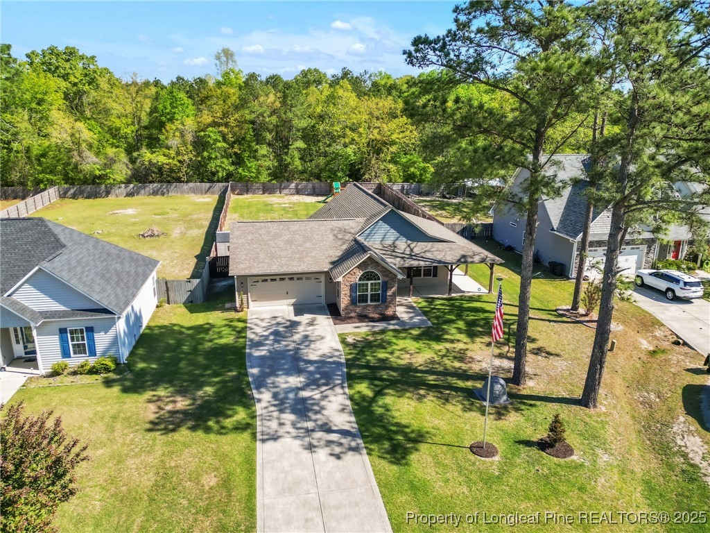 510 Hammond Farms Road Hope Mills, NC 28348 - Photo 44 of 49 a aerial view of a house