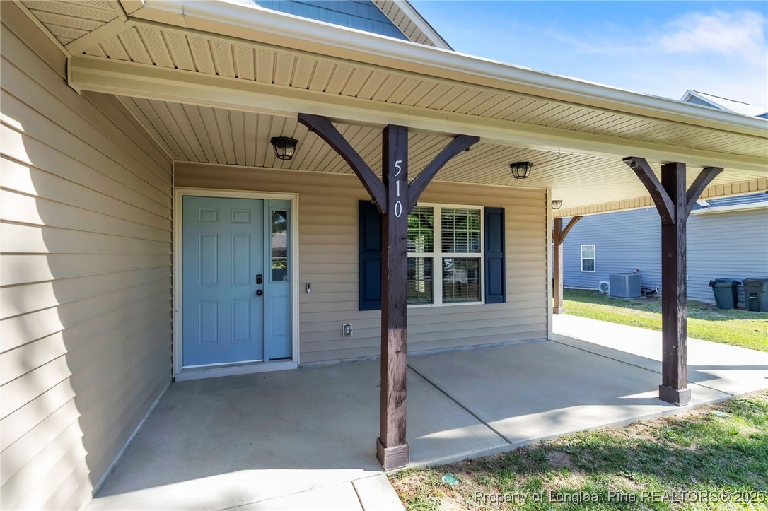 510 Hammond Farms Road Hope Mills, NC 28348 - Photo 5 of 49 a view of a porch