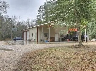 a car parked in a garage