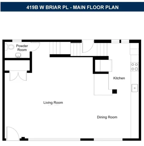 $6,100 | 419 West Briar Place, Unit B, Chicago, IL 60657